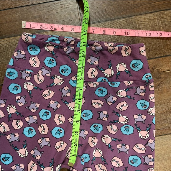 LuLaRoe Leggings Owl and Forest Friends Pattern One Size - Picture 7 of 9